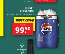 Lidl Pepsi / pepsi zero nabídka