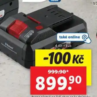 Lidl Smart akumulátor 4 ah nabídka