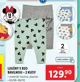 Lidl Legíny s bio bavlnou nabídka