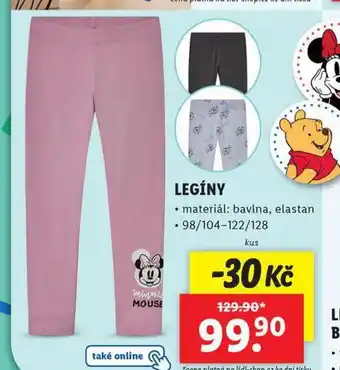 Lidl Legíny nabídka