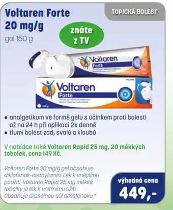 PharmaPoint Voltaren Forte 20 mg/g nabídka