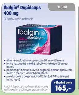 PharmaPoint Ibalgin® Rapidcaps 400 mg nabídka