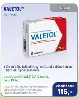 PharmaPoint Valetol® nabídka