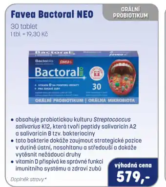 PharmaPoint Favea Bactoral NEO nabídka