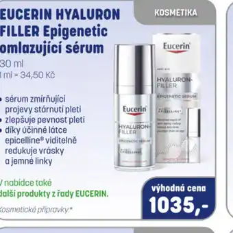 PharmaPoint Eucerin hyaluron filler epigenetic omlazující sérum nabídka