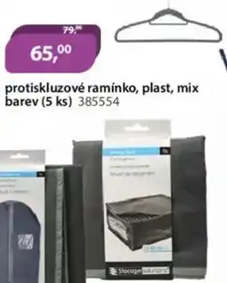 M.A.T. Protiskluzové ramínko, plast, mix barev (5 ks) 385554 nabídka