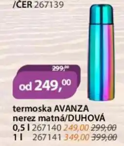 M.A.T. Termoska avanza nerez metalická/ duhova nabídka