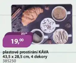 M.A.T. Plastové prostírání káva nabídka