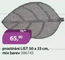 M.A.T. Prostírání list nabídka