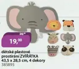 M.A.T. Dětské plastové prostírání zvířátka nabídka