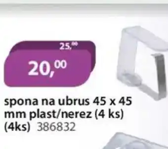 M.A.T. Spona na ubrus plast/nerez (4 ks) (4ks) 386832 nabídka