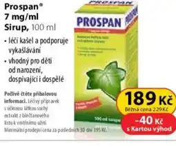 Dr. Max ProspanⓇ 7 mg/ml Sirup, nabídka