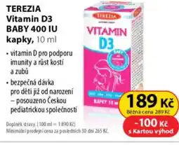 Dr. Max TEREZIA Vitamin D3 BABY 400 IU nabídka