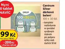 Dr. Max Centrum Silver dárkové balení 100+30 tbl. nabídka