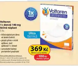 Dr. Max Voltaren 1x denně 140 mg léčivá náplast nabídka