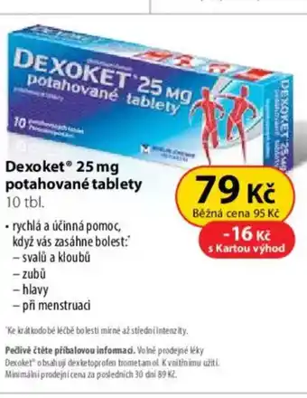 Dr. Max Dexoket® 25 mg potahované tablety nabídka