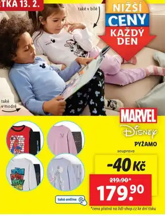 Lidl Pyžamo nabídka