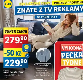 Lidl ESMARA® Mušelínové pyžamo nabídka