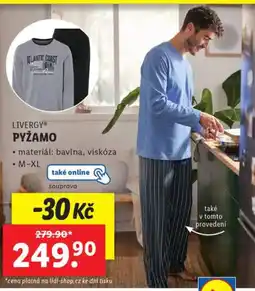 Lidl LIVERGY® Pyžamo nabídka