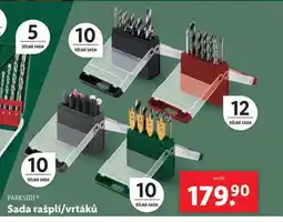 Lidl PARKSIDE Sada rašplí/vrtáků nabídka