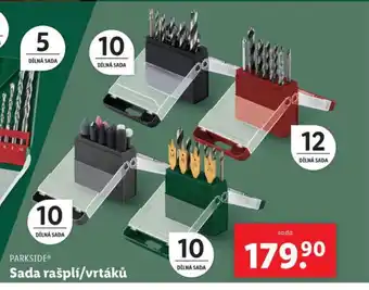 Lidl PARKSIDE Sada rašplí/vrtáků nabídka