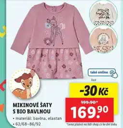 Lidl Mikinové šaty s bio bavlnou nabídka