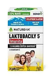 Benu NatureVia Laktobacily 5 Imunita 40 rostlinných kapslí nabídka