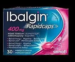 Benu Ibalgin Rapidcaps 400 mg 30 měkkých tobolek nabídka