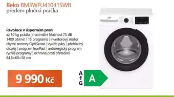 Expert BEKO BM3WFU410415WB předem plněná pračka nabídka