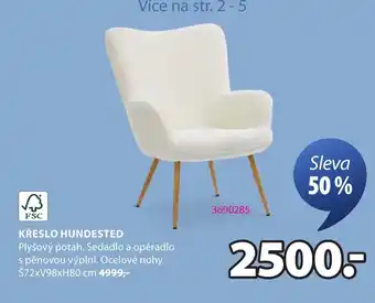 JYSK Křeslo hundested nabídka