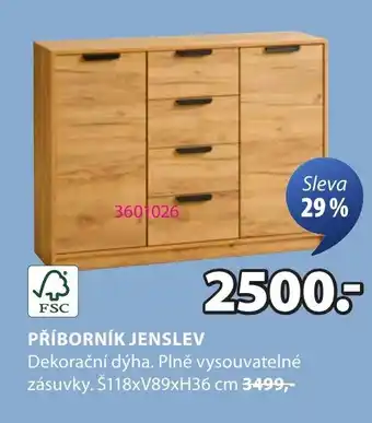 JYSK Příborník jenslev nabídka