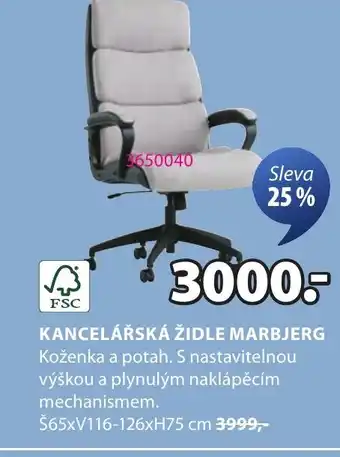 JYSK Kancelářská židle marbjerg nabídka