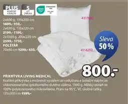 JYSK Přikrývka living medical nabídka