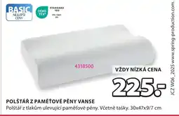 JYSK Polštář z paměťové pěny Vanse nabídka