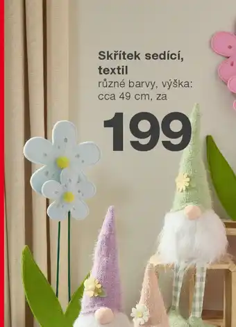 Kik Skřítek sedící, textil nabídka