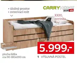 XXXLutz Výsuvná postel nabídka