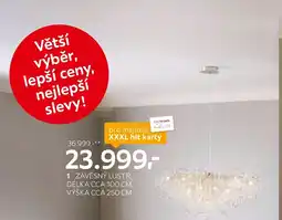 Závěsný lustr