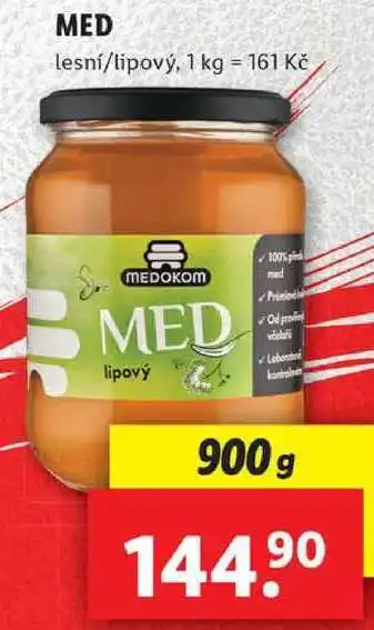 Lidl MED, 900 g nabídka