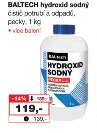 Barvy a laky drogerie Baltech hydroxid sodný nabídka