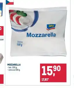 Makro Mozzarella nabídka