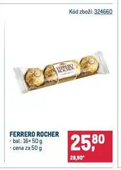 Makro Ferrero rocher nabídka