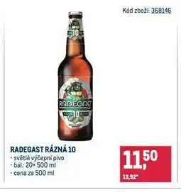 Makro Pivo radegast nabídka