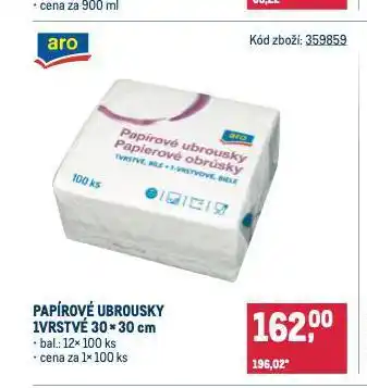 Makro Papírové ubrousky nabídka