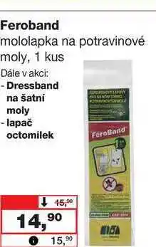 Barvy a laky drogerie Feroband mololapka na potravinové moly, 1 kus nabídka