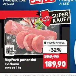 Kaufland Vepřová panenská svíčková nabídka