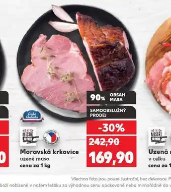 Kaufland Moravská krkovice nabídka