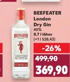 Kaufland Beefeater gin nabídka