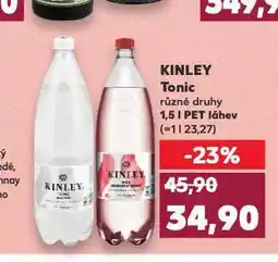 Kaufland Kinley tonic nabídka