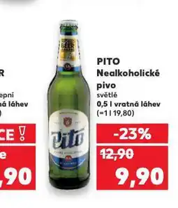 Kaufland Pivo pito nealkoholické nabídka