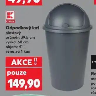 Kaufland Odpadkový koš nabídka